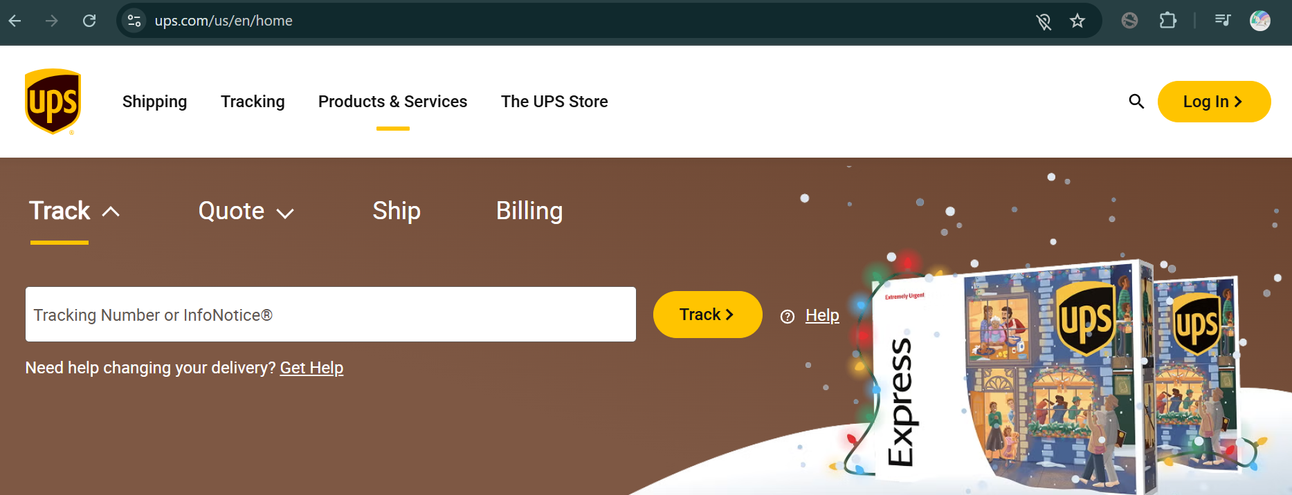 UPS Tracking Image